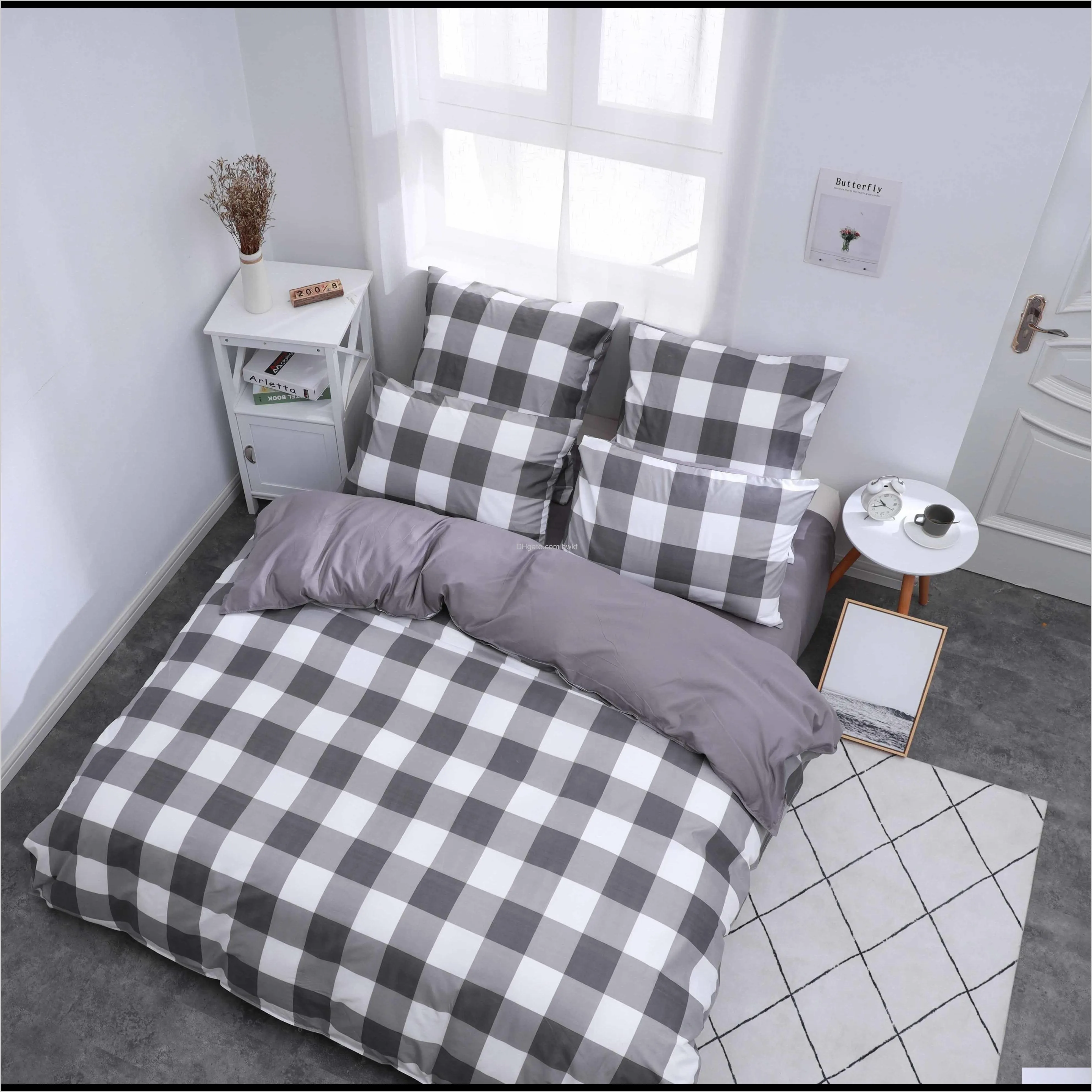 Suprimentos Têxteis Garden Gotas 2021 Alanna X Series 3-4 Impresso Conjuntos Sólidos Conjunto de Cama Casa 4-7PCS Alta Qualidade Padrão Adorável com