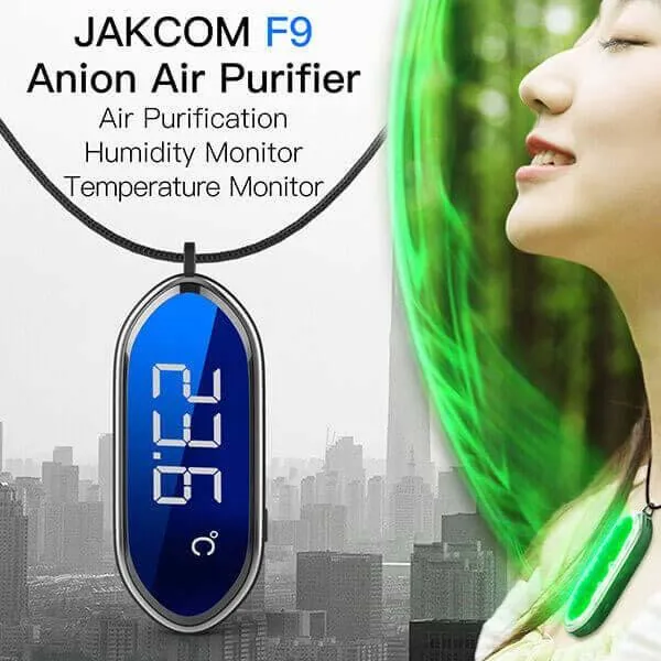 Jakcom F9 Collier intelligent Anion Purificateur d'air Nouveau produit des bracelets intelligents As 6 Huwaei Band 6 Smart Bracelet Projecteur