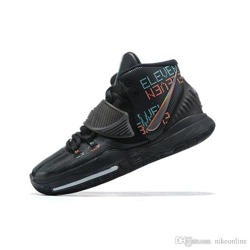 Kyrie 6 Basketball Shoes for Men Shot Clock Black Neon Graffiti Tokyo USA White Gold CNY Floral Oreo Sneakers Tennis with Box