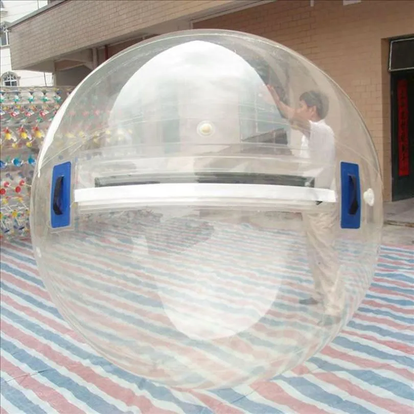 Mänsklig Hamster Ball Water Balls Zorb Uppblåsbara Bouncers Giant Bubbebles 1,5m 2m 2,5m 3m Gratis porto