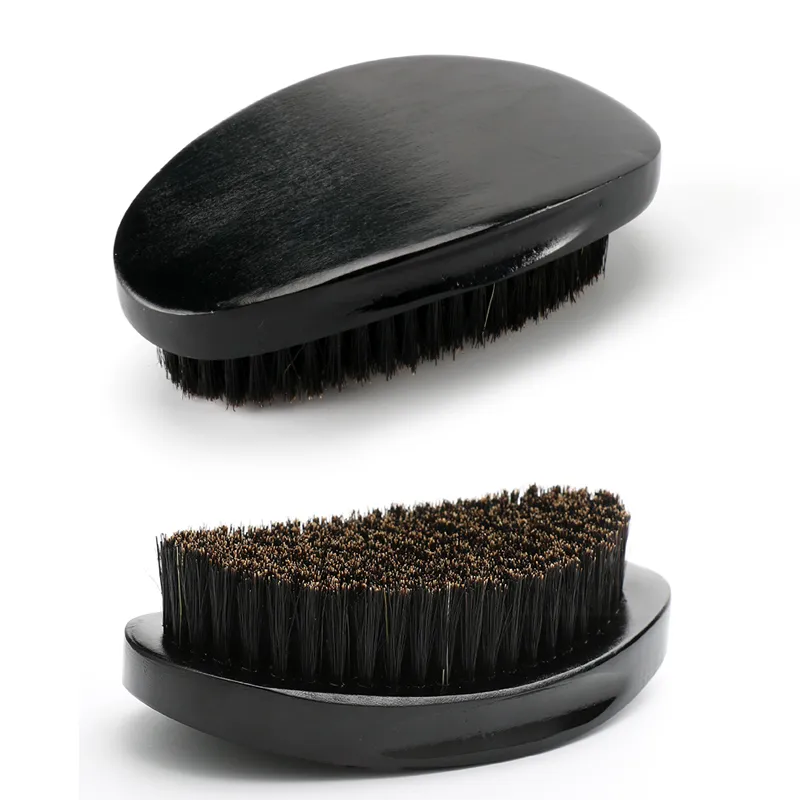 Abeis haute qualité Torino Pro vague brosse pour hommes 360 courbe vague poils de sanglier hommes barbier rasage peigne