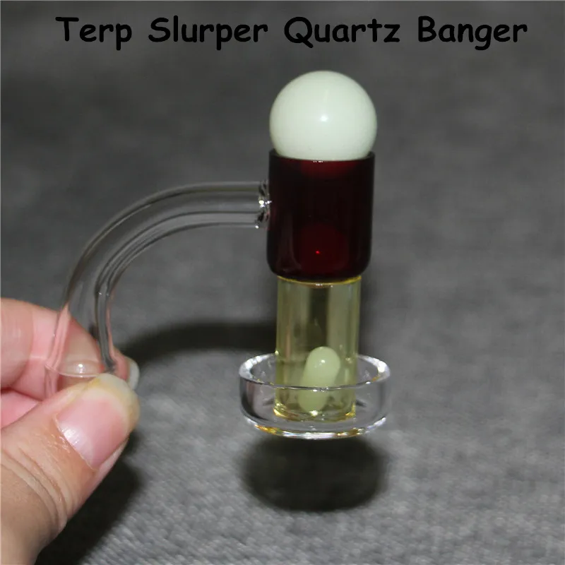 Colorido Terp Slurper Urso Quartz Banger Prego Fumar Acessórios Ruby Pearl Pill Cost Carb Vácuo de mármore para vidro Bong Tubulações Dab Rigs Hookah