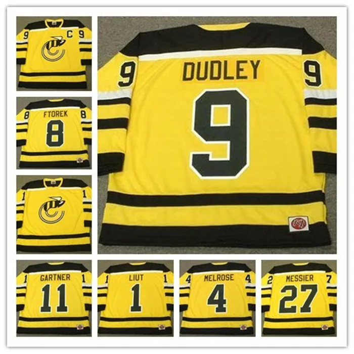 Custom RICK DUDLEY Cincinnati Stingers 1978 WHA Vintage Hockey Jersey 11 MIKE GARTNER 8 ROBBIE FTOREK 4 BARRY MELROSE STOUGHTON LIUT K1 Sportswear Any Name Number