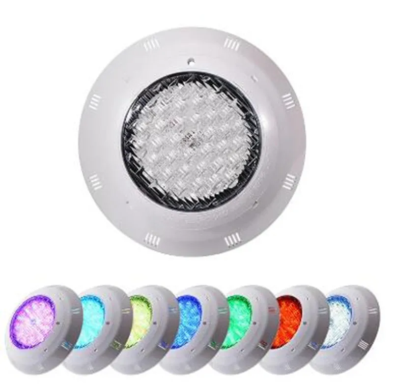 9W IP68 LED Swimmingpool Ljus RGB Vattentäta lampor LED-lampor undervattensljus AC12V Dämpningsbelysning Luz Piscina Zwembad Verlichting Röd / Grön / Blå / Varm / Vit D2.0