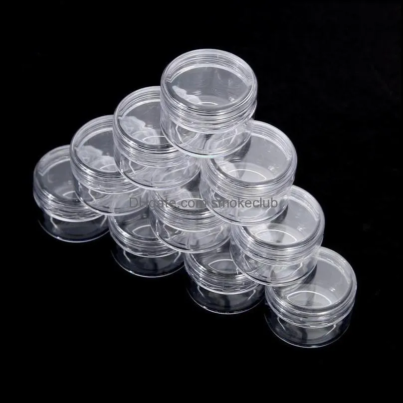 Clear Plastic Cosmetic Sample Container 5 Grams Jars Pot Small Empty 5000 pieces up