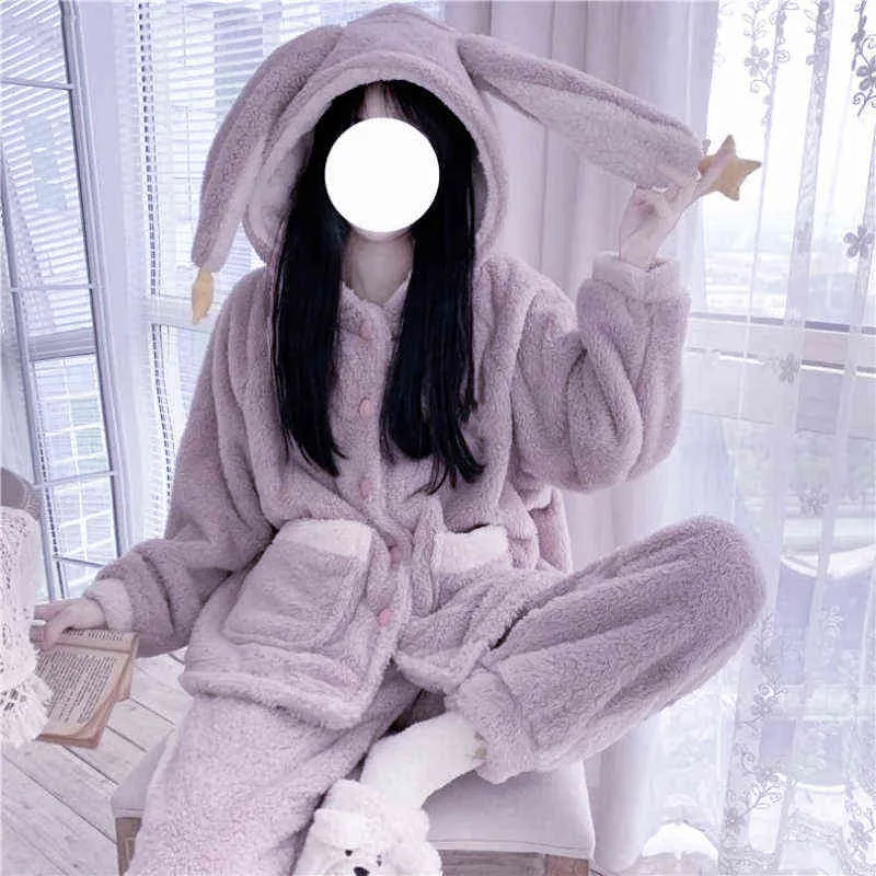 Pyjama Femme Hiver Lapin