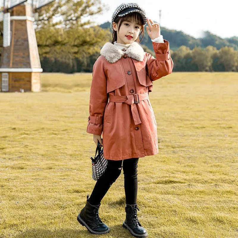 Vestes Veste d hiver pour filles v tements russes pour enfants combinaisons de neige et velours manteau d ext rieur chaud Parkas pour adolescents