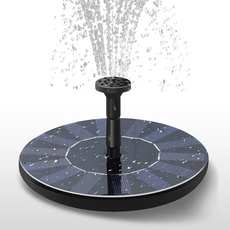 7V Solar Fountain Watering Kit Power Solar Pow Pool Pond Submersible Waterfall Floating Solar Panel Water Fountain For Garden