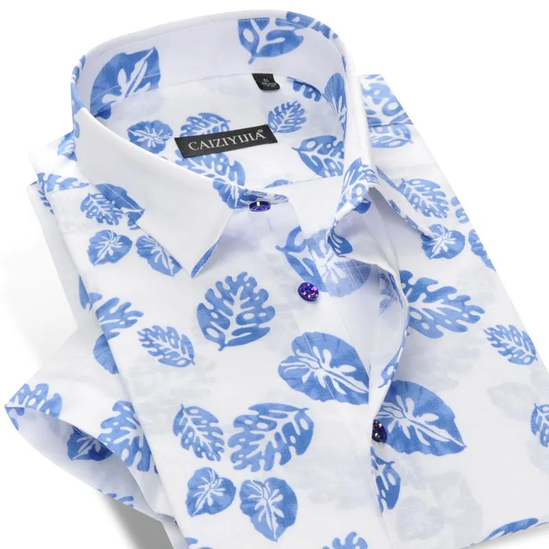 直販卸売 メンズカジュアルシャツ半袖男性花ドレスシャツスリムフィットファッション夏スタイルコットン正式なビジネス男性 高評価の贈り物 Jmaynardgroup Com