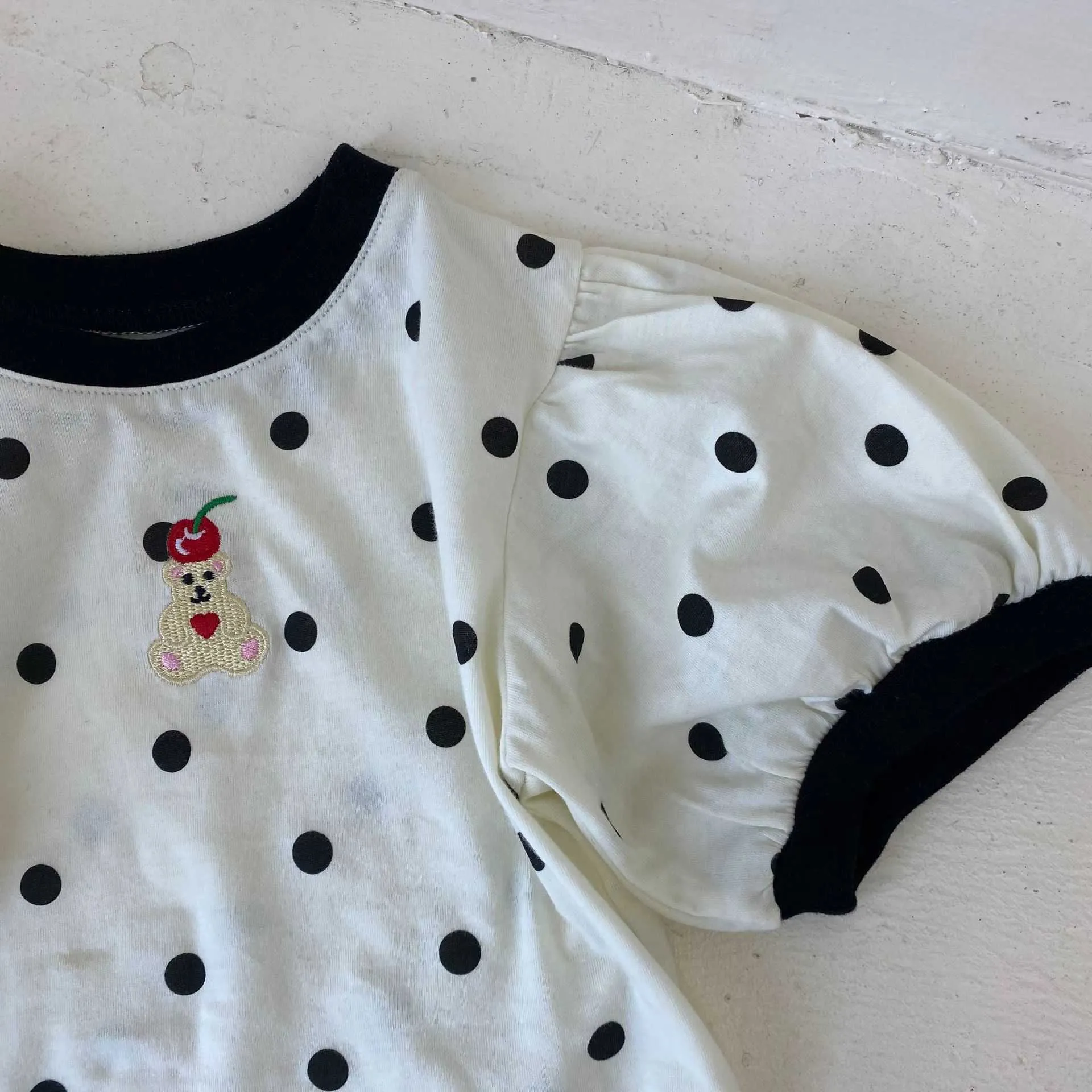 Summer Girls T Shirt Polka Dot Short Sleeved Childrens Cute Kids Clothes  Toddler Girl 210702 De 8,74 € | DHgate, image size:1920x1920