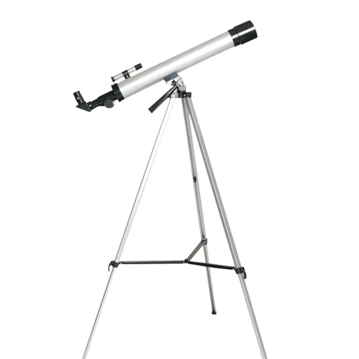 HD 100X 조정 가능한 천문 망원경 삼각대 나이트와 공간 알루미늄 단안주