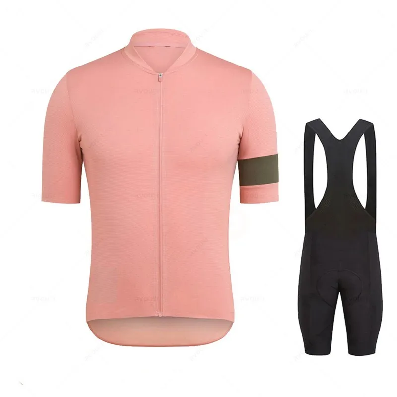 2022 New Cycling Clothing Summer Short Sleeve Jersey Set Men Bike Kit Vintage Pattern Breathable Road Ciclismo