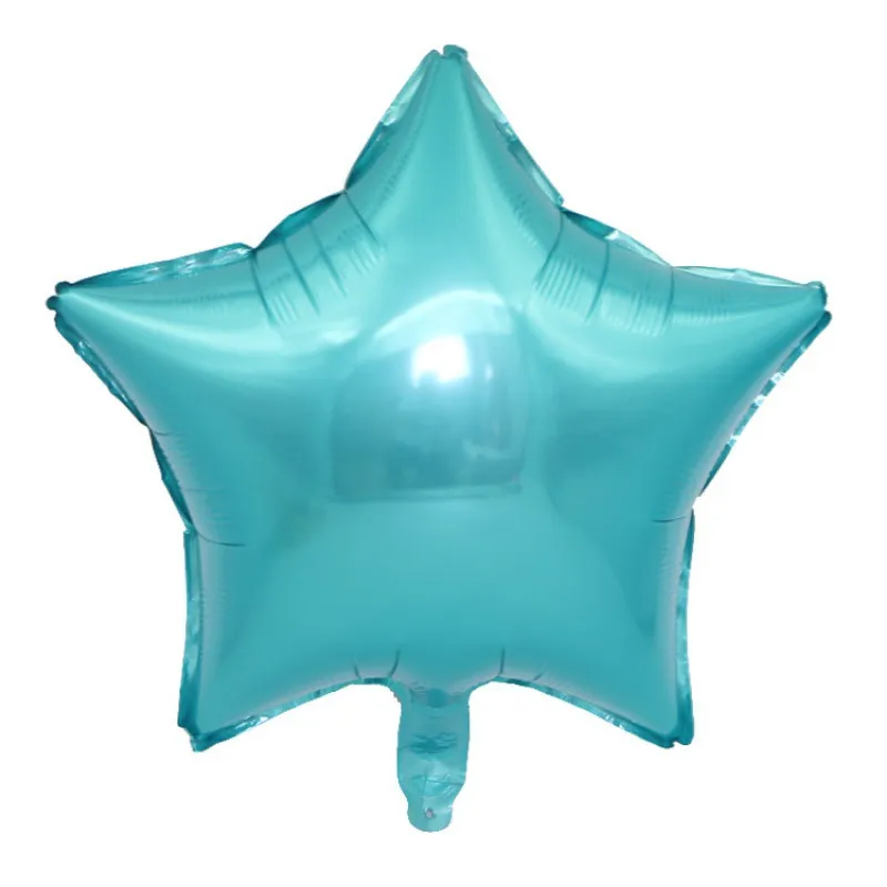 18 inch star aluminum film balloon wedding party decoration colorfull inflatable balloon foil balloon 1396 T2