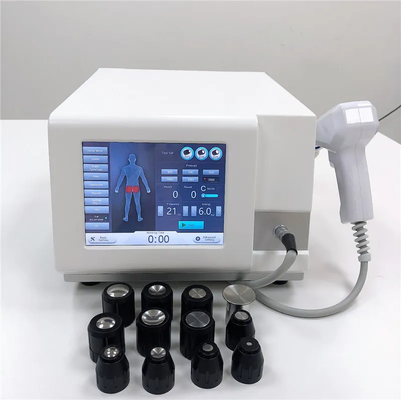 Fabrikant Directe verkoop Top Draagbare Pneumatische Shockwave Therapy Machine ExtraCorporal Shock Wave Therapy Apparatuur voor ED-behandelingen