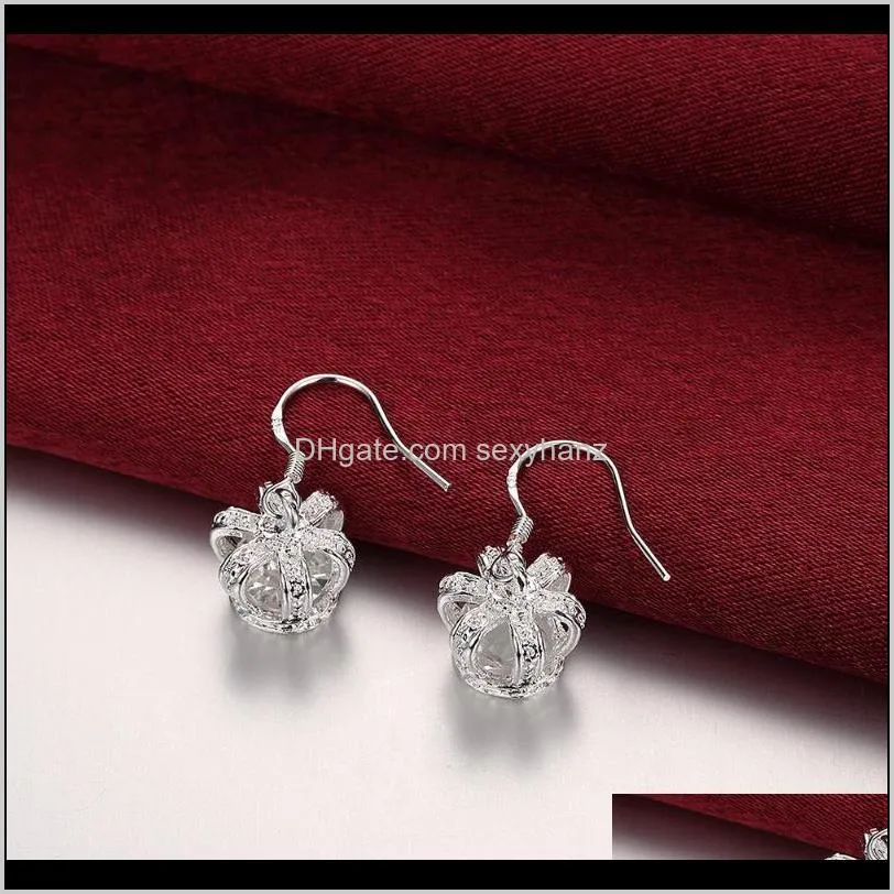 korean fashion piercing silver 925 hoop stud dangle hanging earrings for women teens 2021 trend jewelry ear cuffs crown & chandelier