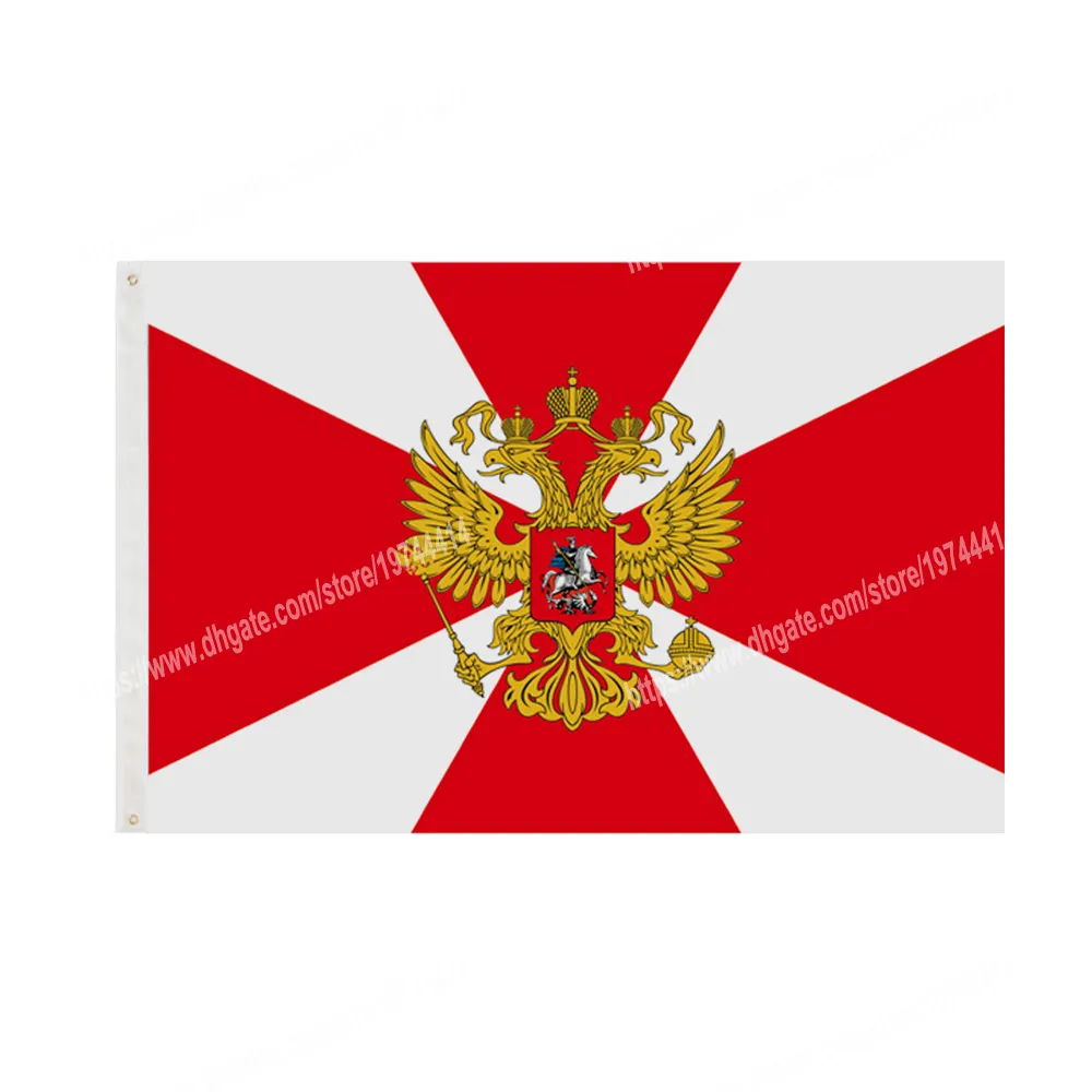 Tropas internas de águia dupla bandeira do exército russo 90 x 150 cm 3 * 5ft Banner feitos sob encomenda Furos de metal ilhós interior e ao ar livre pode ser personalizado