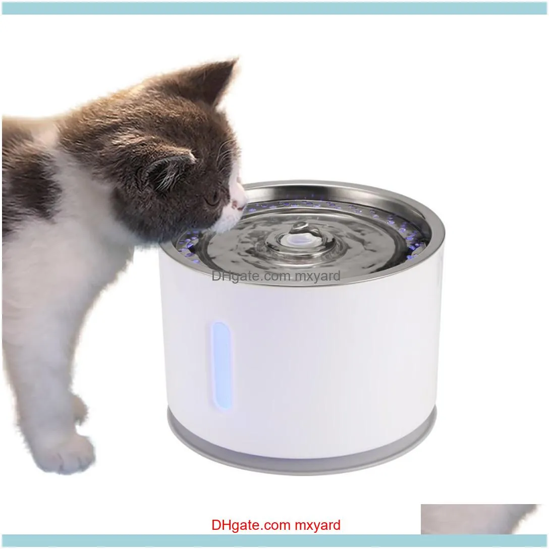 Automatic Cat Water Fountain 2.4L Electric Water Fountain Dog Cat Pet Drinker Bowl Pet Drinking Dispenser1