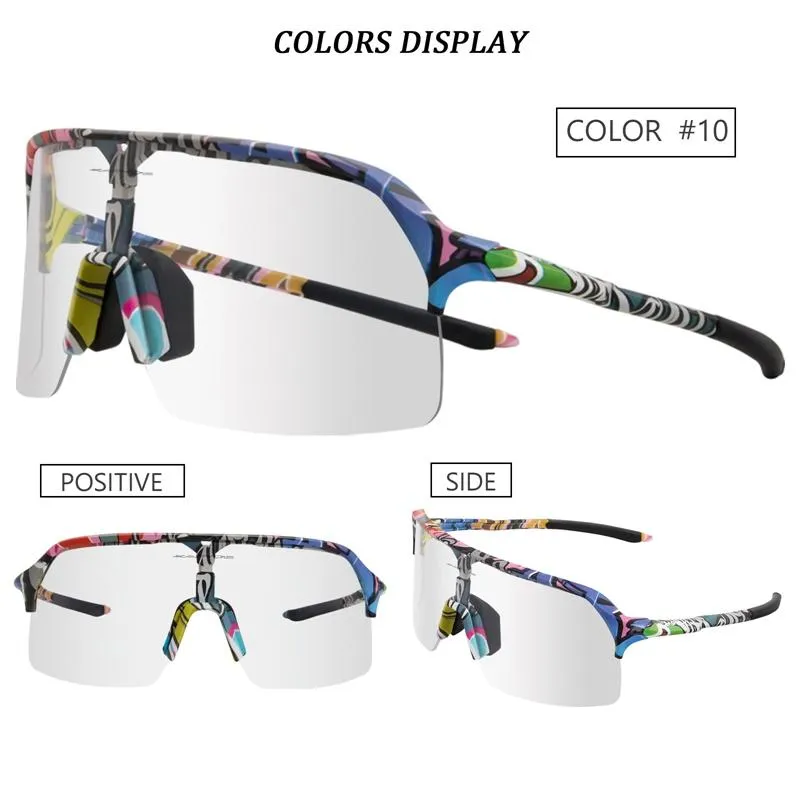 Outdoor Brillen Pochromic Radfahren Sport Rennrad Fahrrad Brille Männer Frauen MTB Sonnenbrille Gafas De Ciclismo Brille