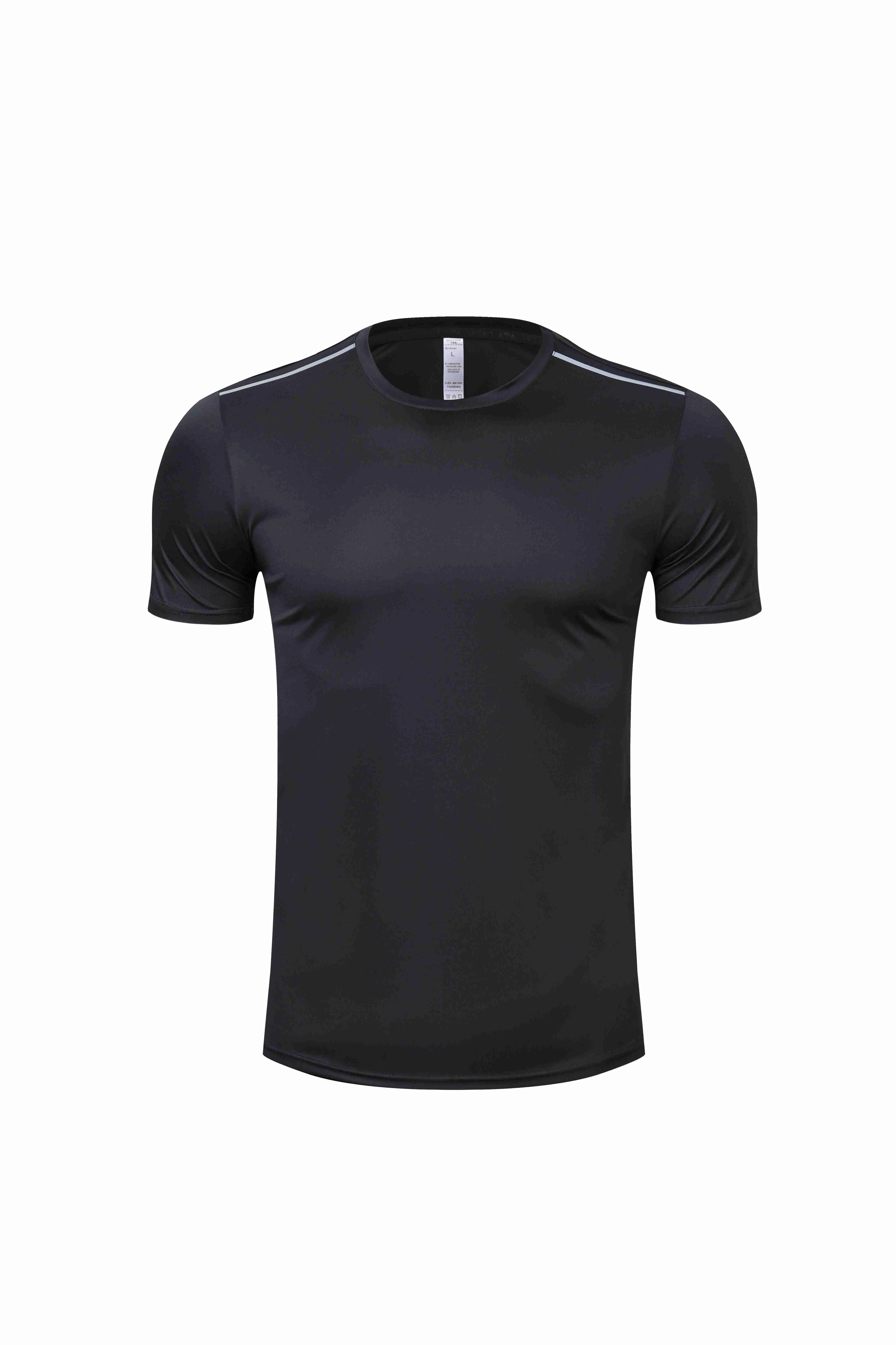 2021 Utomhuslöpande Shirt Casual Gymkläder Klädtorkande fitness kompressionsfjäderpassning