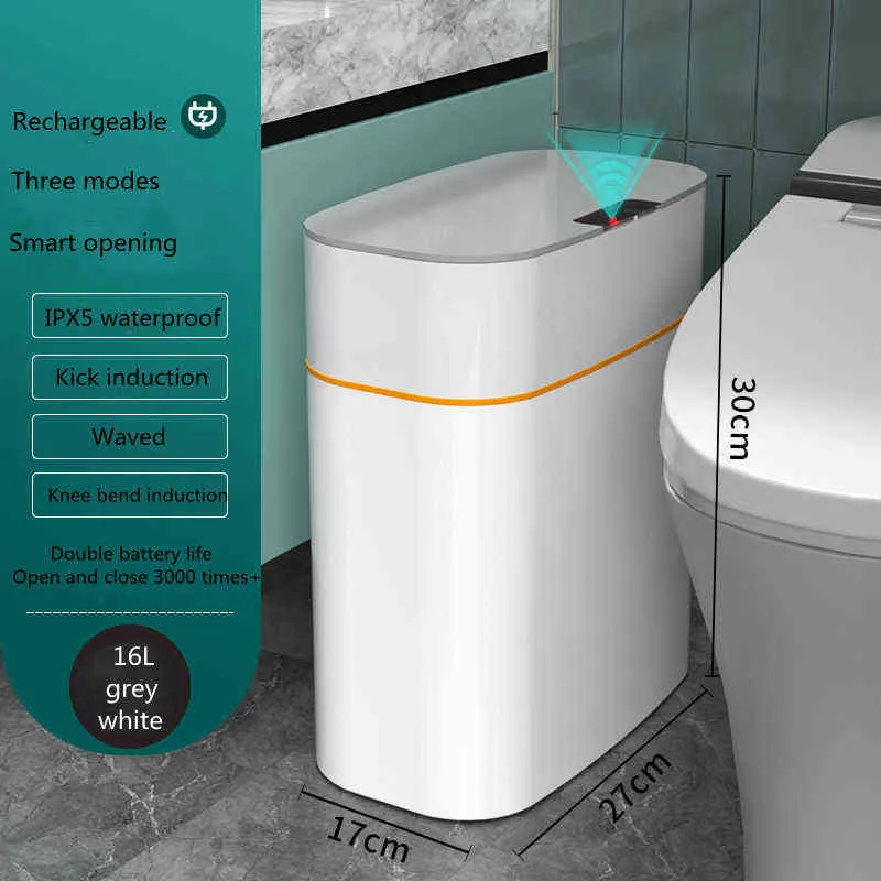 Video's over Wat is Aanraakloze Prullenbak Intelligente Afvalbak Automatische Vuilnisbak Elektrische Afvalemmer Sensorafvalbak Slimme Prullenbak
