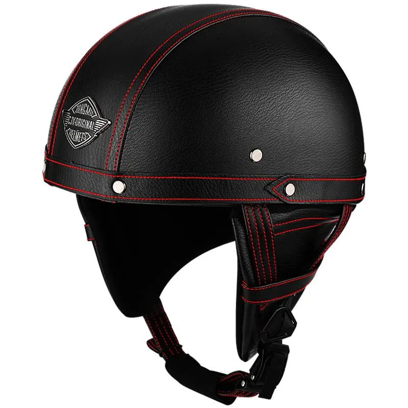 خوذات الدراجات النارية الرجعية ل Casco Scouer Casque Motor Helm Equipman