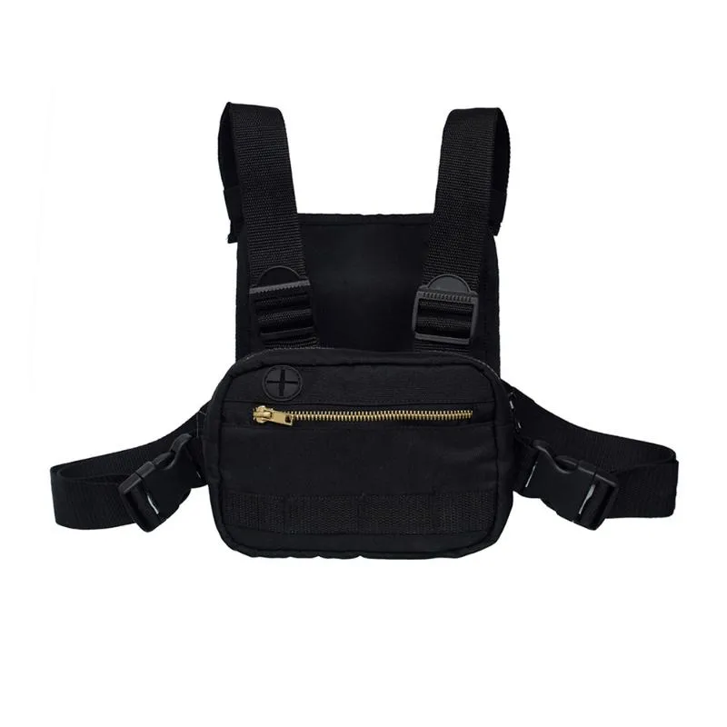 Mini Mężczyźni Chest Rig Streetwear Outdoor Sport Talii Torba Wspinaczka Ramię Telefon Pasek Tactical Plecak