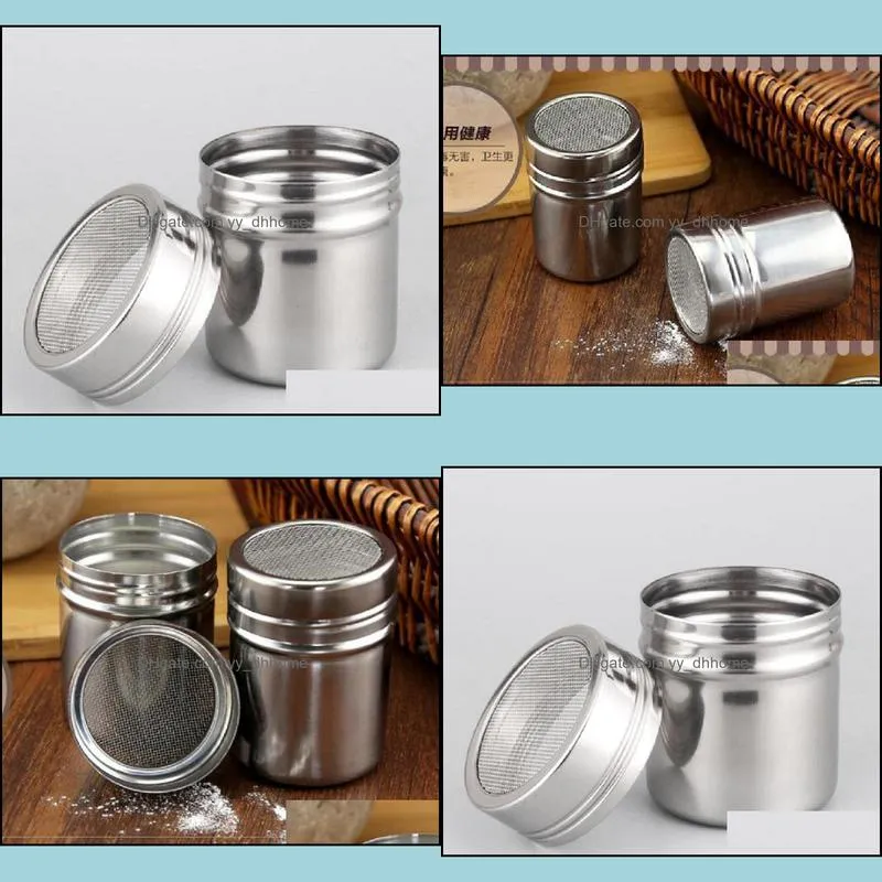 Coffee Sifter Stainless Chocolate Shaker Cocoa Flour Icing Sugar Powder Shaker Kitchen Cooking Tools