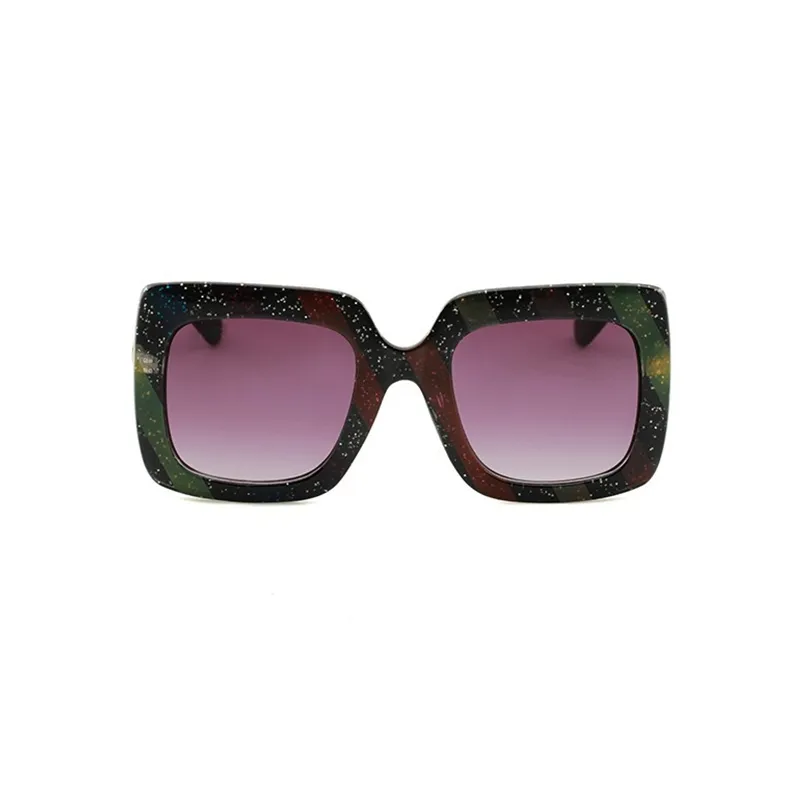 Gucci multicolor sales square sunglasses
