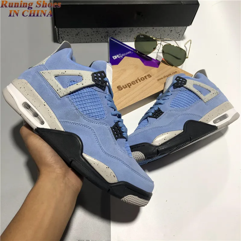 Top Quality Jumpman 4 Mens Mid Basketball Shoes Ps Guava Ice Cream Sail Blue Kaws Beige Cat Cool Grey Cactus Jack Sports Trainers