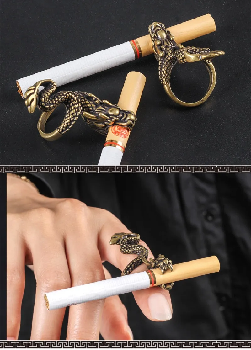 Ring Cigarette Holder Copper Cigarette Holder Ring Cigarette Finger Holder  Ring : Amazon.in: Jewellery