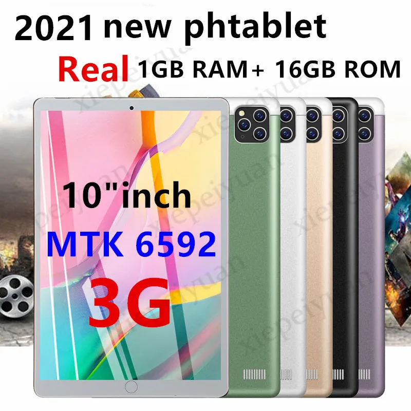 2021 OCTA Core 10 cal MTK6592 Dual SIM 3G Tablet PC Telefon IPS Możścień Ekran dotykowy Android 7.0 4 GB 64 GB