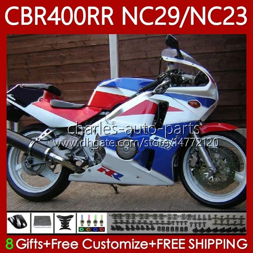 Honda cbr 400 rr cc 400cc nc29 94 95 96 97 98 nc23 cbr400rr cbr 400rr 1994 1998 1999 CBR400 RR 88-99 OEM 페어링