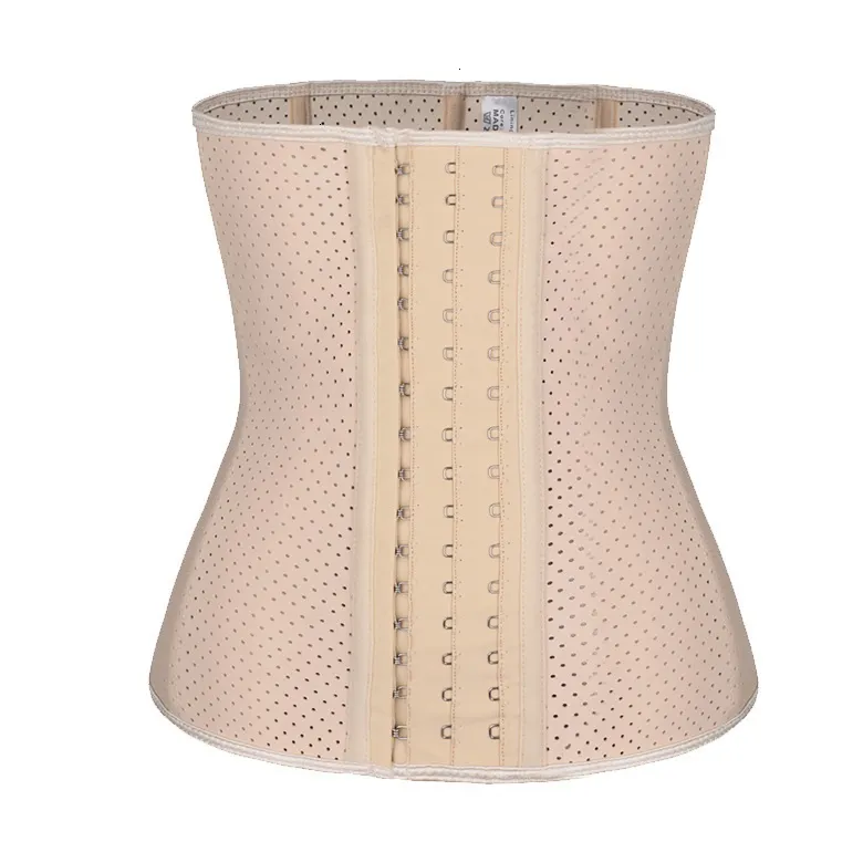 Premium Latex Waist Trainer Corsetto Addome Pancia Dimagrante Usura Traspirante Confortevole 9 Ossa d'acciaio Solido Controllo della pancia Shapewears Body Sculpting Shaper