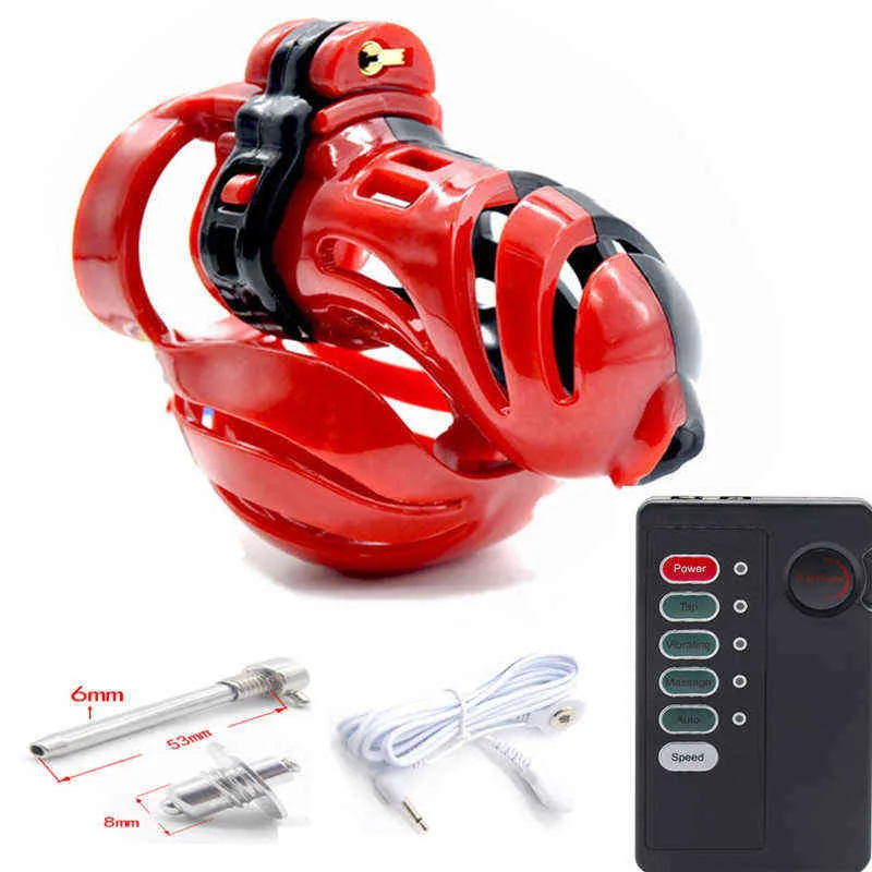 EQV Glass Chastity Cage Penis Lock Electro Shock... From Newsex, $15.94 |  DHgate.Com