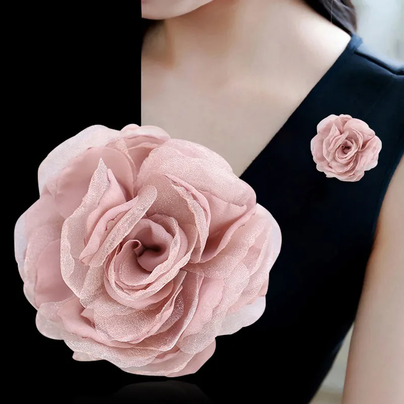 Flower pins for dresses deals