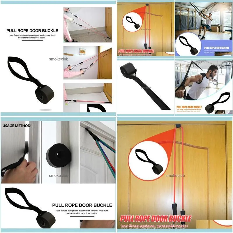 Resistance Bands Elastic Door Anchor Holder Tube Doorway Sport Fitness Equipment For Effective Working-out Accessories