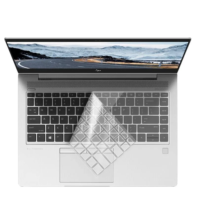 Cubiertas de teclado Protector portátil Ultra Clear TPU para eliteBook 745 G5 840 G6 ZBook 14U Funda