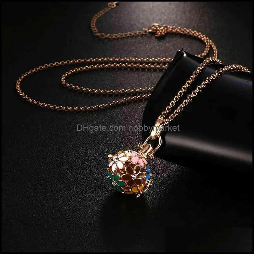 Factory Outlet Luxury Factory Outlet Brand Necklace Mexico Chime Music Angel Ball Caller Locket Vintage Pregnancy Aromatherapy Essential Oil Diffuser