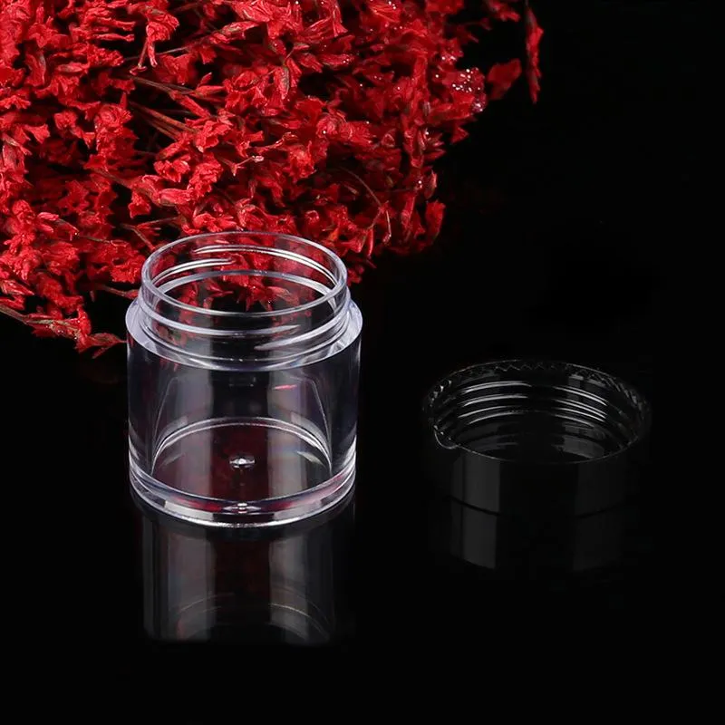 2021 10g Clear Plastic Jars Face Cream Mask Cosmetic Jars Cream Bottle PET Plastic Cosmetic Container Dispenser