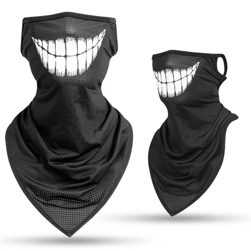 Lycra Spandex Cheshire Cat Mask Funny Face Nose Mouth Beard Bandana for Motorcycle Cycling Cosplay Costume