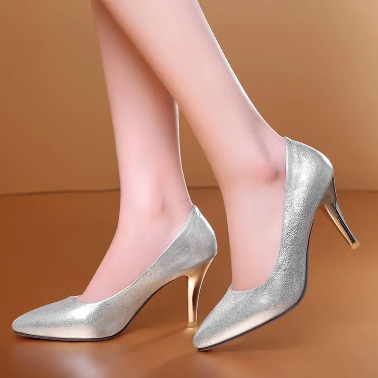 Big Size Sale 34-43 Fashion Sexy Pointed Toe Women Pumps Platform High Heels Ladies Dress Wedding Party Shoes 136