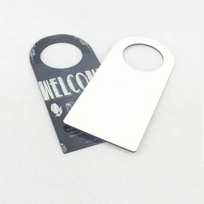 Wooden Made Dye Sublimation MDF Board Gate Knock Decoration Hanging Sign No Disturb Door Hangers