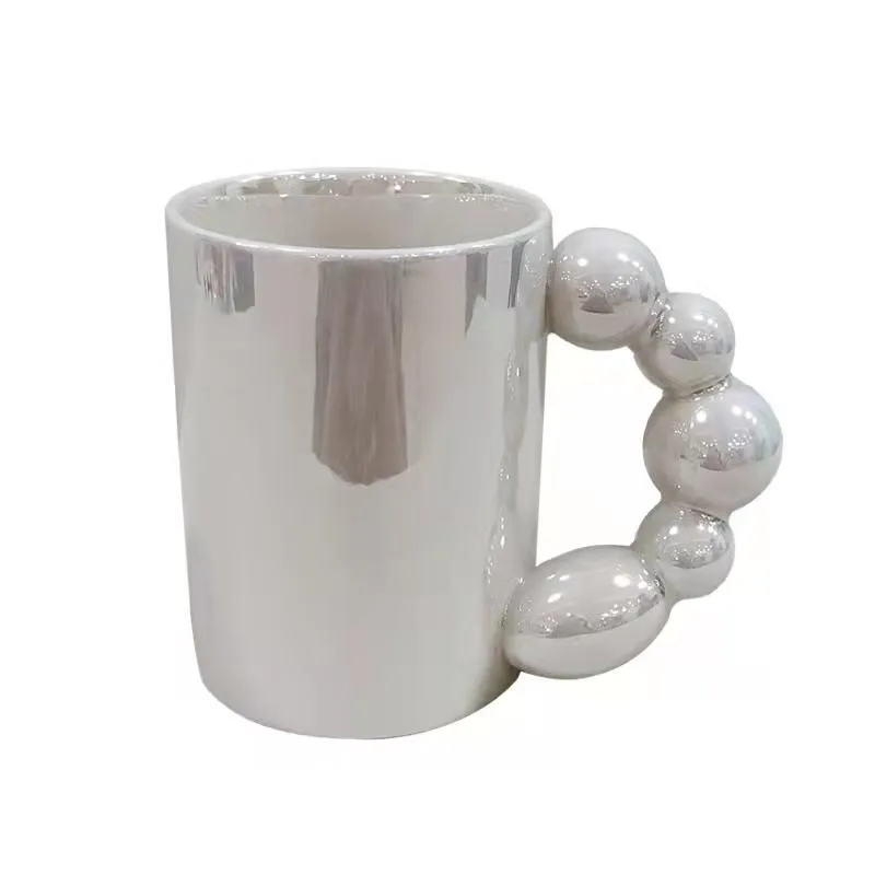 Mokken Noordse mug meisjes paar keramische koffiebekeer Kerstmis creatief wit originele drinkware gepersonaliseerd cadeau voor vriendin