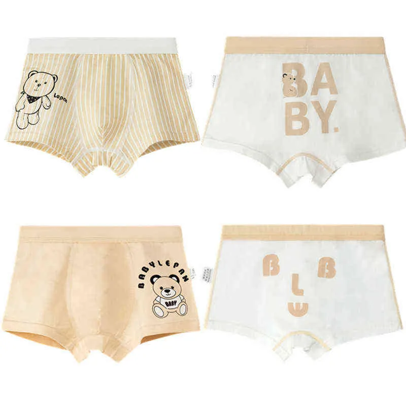 Ketyyh-chn99 Boys Underwear 2024 New Child Boxes Breathable Cute