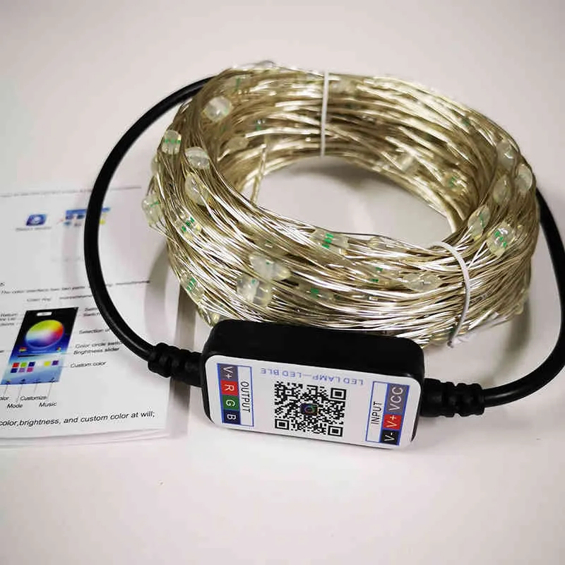 Personalized christmas led shop string lights