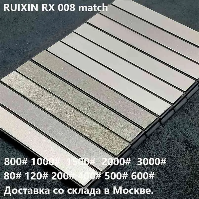 11 sztuk i 7 sztuk Diamond Whetstone Bar Dopasuj Ruixin Pro Rx008 Edge Pro Nóż Ostrzałka wysokiej jakości 210615