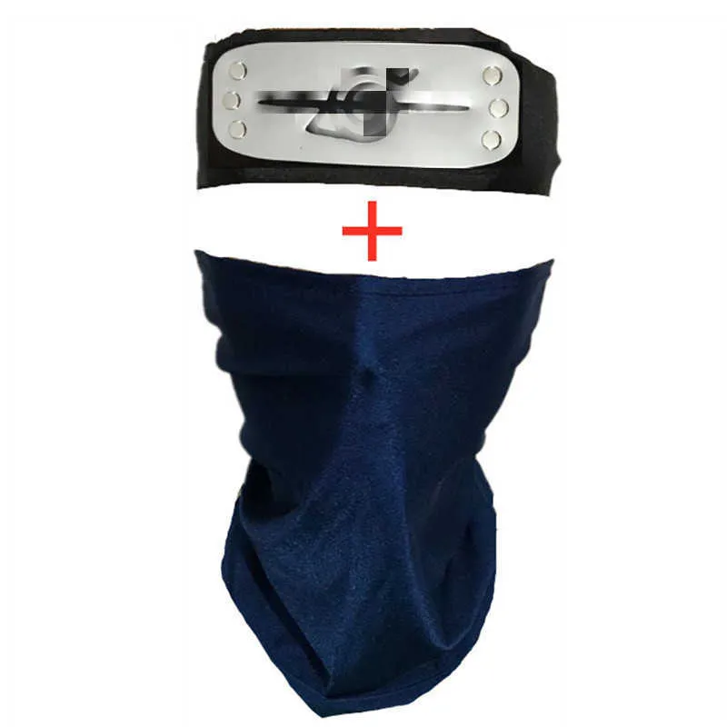 Hatake Kakashi Mask Cosplay Headband Anime Weapon Accessory Halloween ...