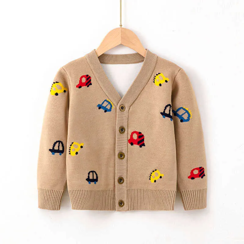 Gentleman Stil Kinder Gestrickte Strickjacke Pullover Jungen Winter Kleidung Kleinkind Mädchen Übergroße Pullover Frühling Herbst Kinder Outfit Y1024