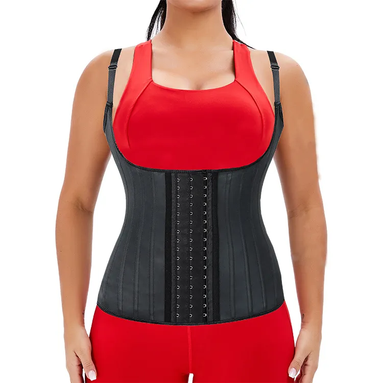 25 Steel Bone Latex Waist Trainer Shapewear Slimming Belt Waist