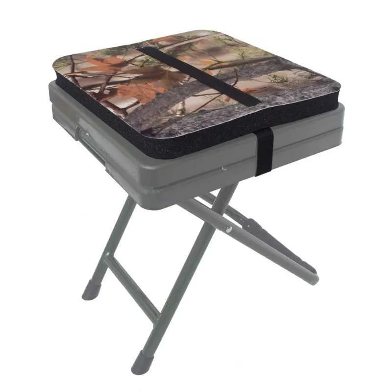 Outdoor Camping Picknick Vissen Eva Seat Cushion Camo Foam Mat Stadium Seat Pad met verstelbare riemvochtbestendige zitting PAD1 Y0706